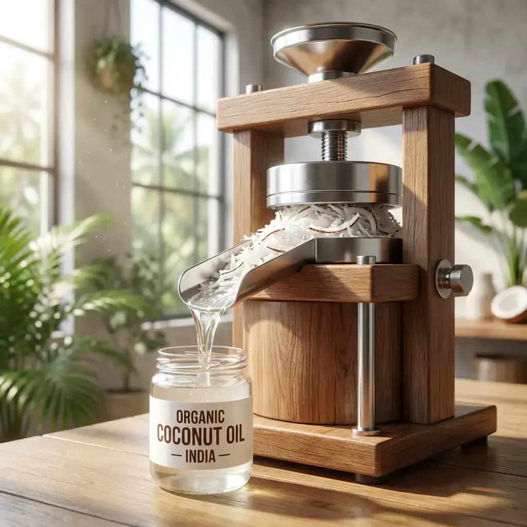 Kokosový olej z Indie — top 10 výrobců