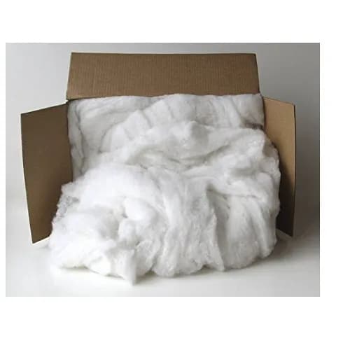 Волокнистые белые прессованные наполнители для подушки