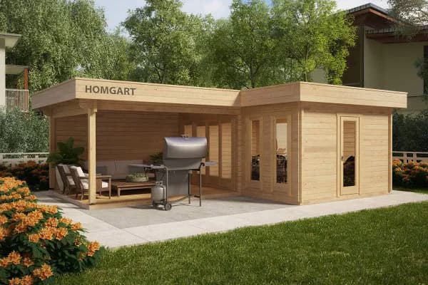 Contemporary cabin house HANSA CORNER A