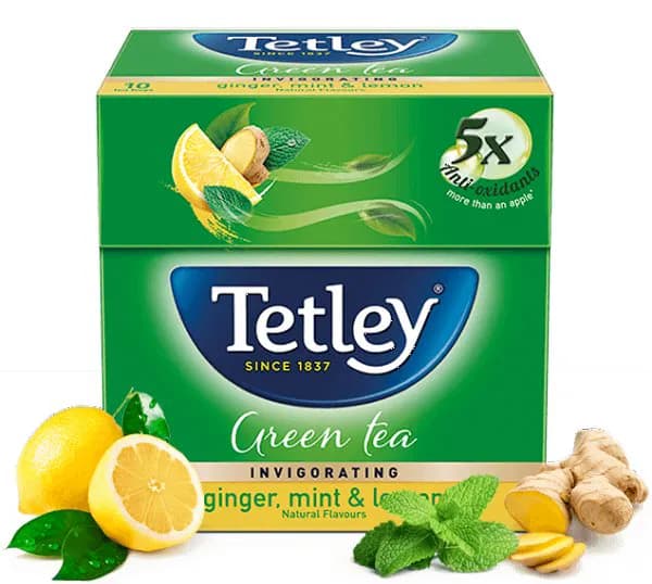 TETLEY GINGER & MINT