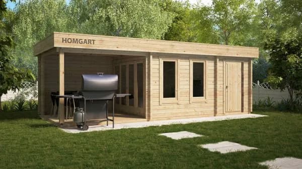 Modern cabin with a utility unit SUPER LUCAS E