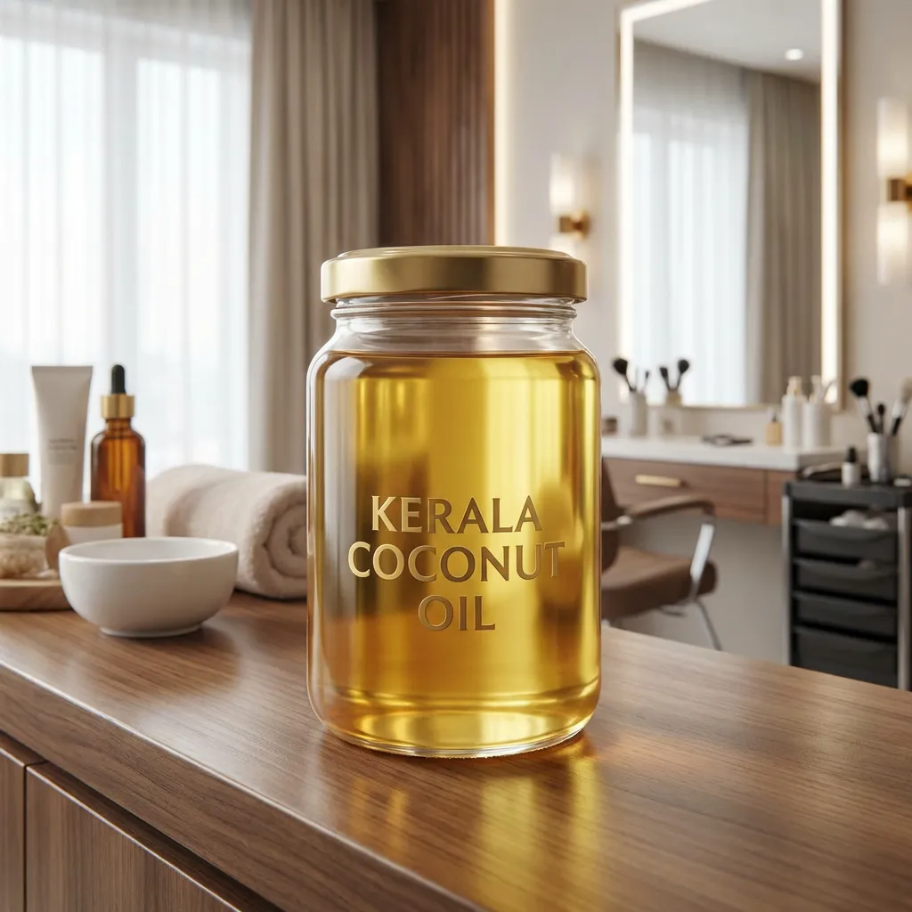 Photo of Indian coconut oil in cosmetology